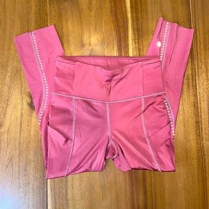 Lululemon Fast and Free Crop Leggings